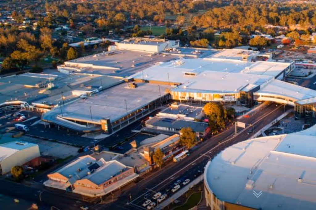 The newest suburban retail centre in Narellan. Photo from domain.com.au/